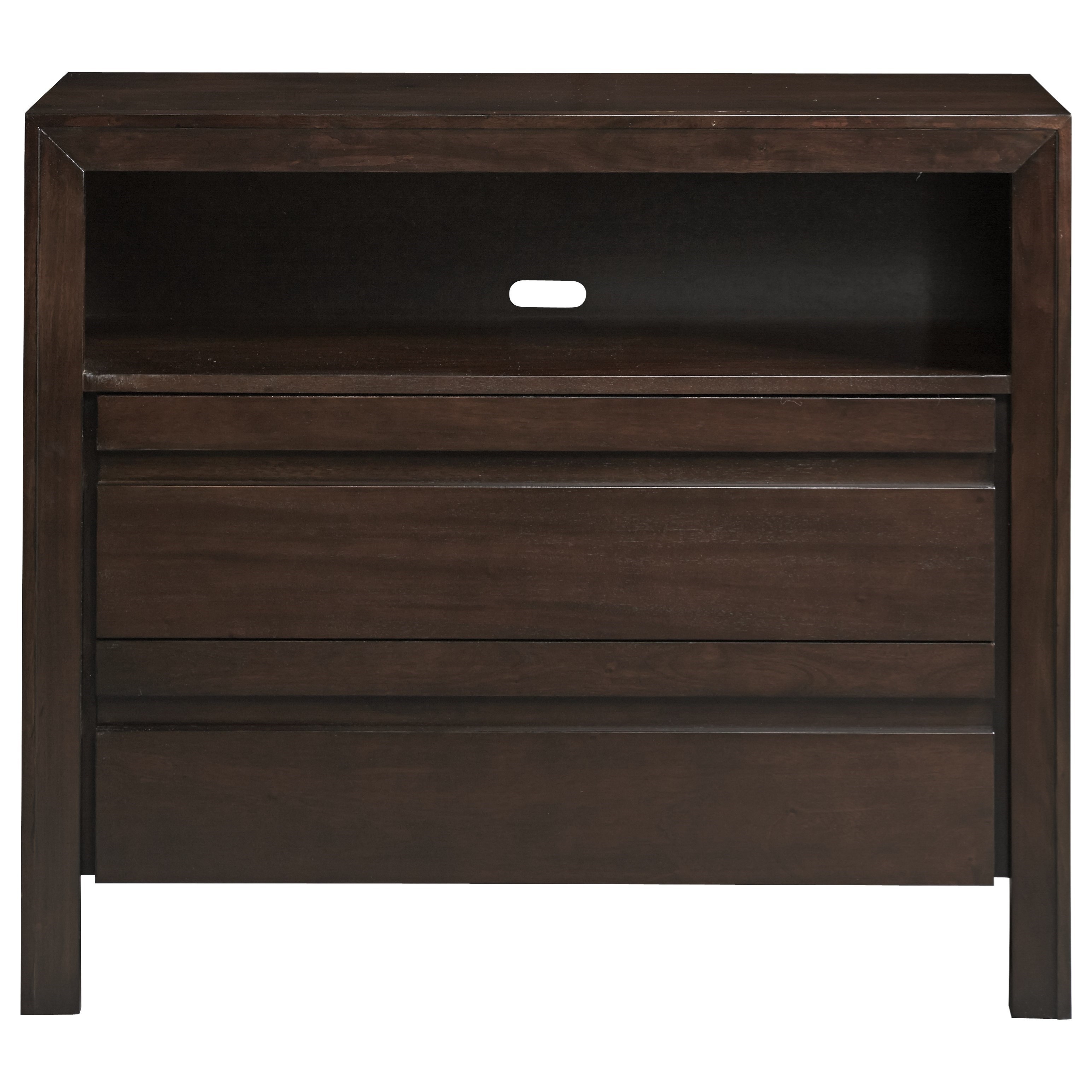 Modus International Element Contemporary Media Chest with Two Drawers